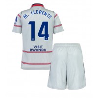 Dječji Nogometni Dres Atletico Madrid Marcos Llorente #14 Rezervni 2026-27 Kratak Rukav (+ Kratke hlače)